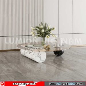 230710. Tea Table Sketchup 3D Models