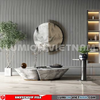 230710. Tea Table Sketchup 3D Models