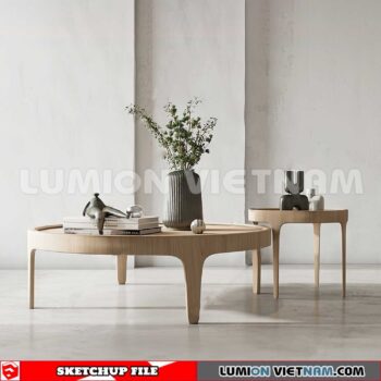 230710. Tea Table Sketchup 3D Models