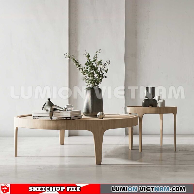 230710. Tea Table Sketchup 3D Models