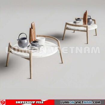 230710. Tea Table Sketchup 3D Models