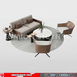 230710. Tea Table Sketchup 3D Models