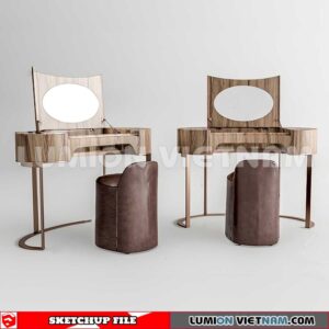 230713. Dressing table Sketchup 3D Models