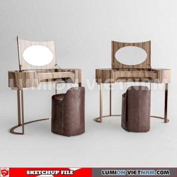 230713. Dressing table Sketchup 3D Models