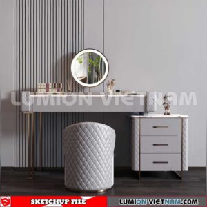 230713. Dressing table Sketchup 3D Models