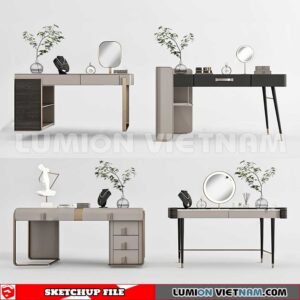 230713. Dressing table Sketchup 3D Models