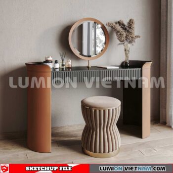 230713. Dressing table Sketchup 3D Models