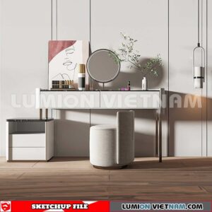 230713. Dressing table Sketchup 3D Models
