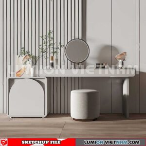 230713. Dressing table Sketchup 3D Models