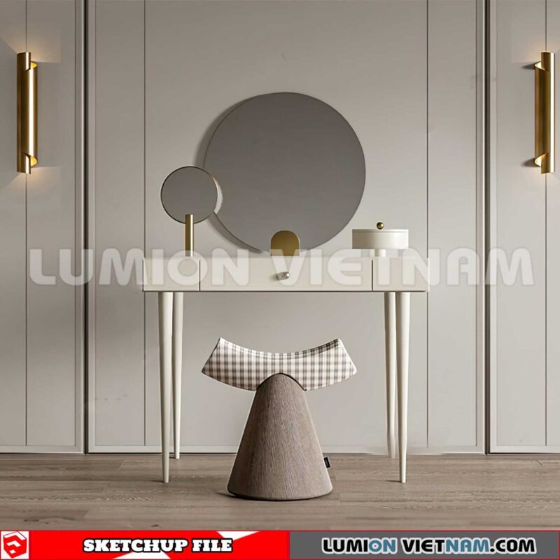 230713. Dressing table Sketchup 3D Models