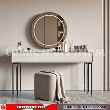 230713. Dressing table Sketchup 3D Models