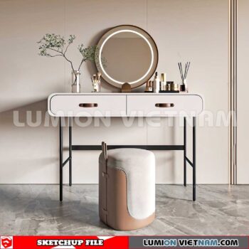 230713. Dressing table Sketchup 3D Models