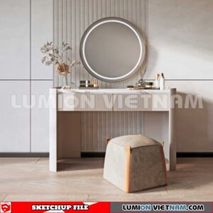 230713. Dressing table Sketchup 3D Models