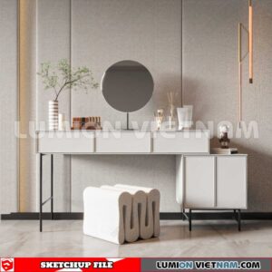230713. Dressing table Sketchup 3D Models