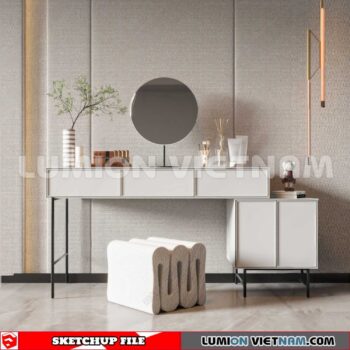 230713. Dressing table Sketchup 3D Models