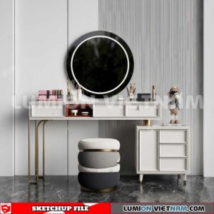 230713. Dressing table Sketchup 3D Models
