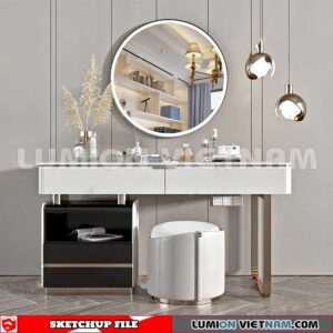 230713. Dressing table Sketchup 3D Models