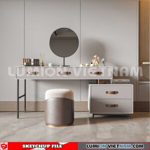 230713. Dressing table Sketchup 3D Models