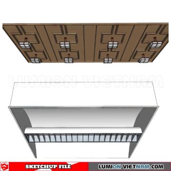 230719. Dropped Ceiling Sketchup 3D Models