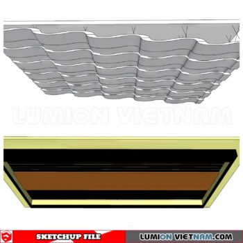 230719. Dropped Ceiling Sketchup 3D Models