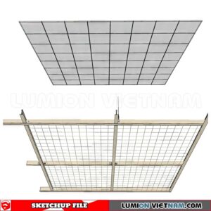 230719. Dropped Ceiling Sketchup 3D Models