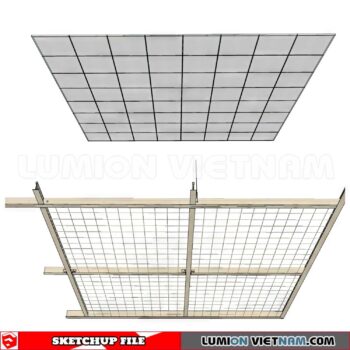 230719. Dropped Ceiling Sketchup 3D Models