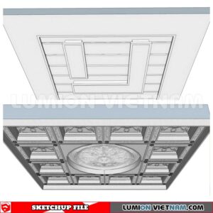 230719. Dropped Ceiling Sketchup 3D Models