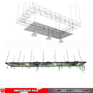 230719. Dropped Ceiling Sketchup 3D Models