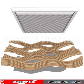 230719. Dropped Ceiling Sketchup 3D Models