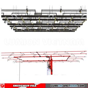 230719. Dropped Ceiling Sketchup 3D Models