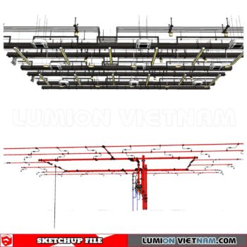 230719. Dropped Ceiling Sketchup 3D Models