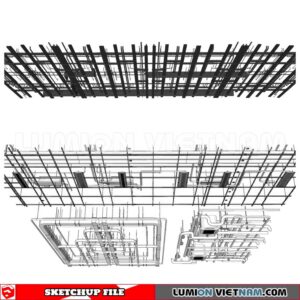 230719. Dropped Ceiling Sketchup 3D Models