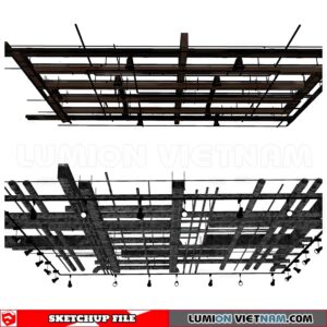 230719. Dropped Ceiling Sketchup 3D Models