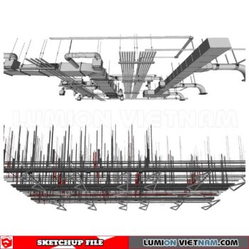 230719. Dropped Ceiling Sketchup 3D Models