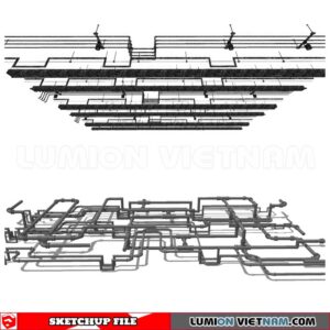 230719. Dropped Ceiling Sketchup 3D Models