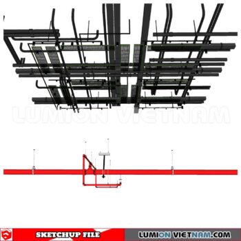 230719. Dropped Ceiling Sketchup 3D Models