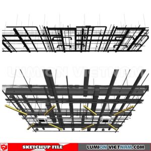 230719. Dropped Ceiling Sketchup 3D Models