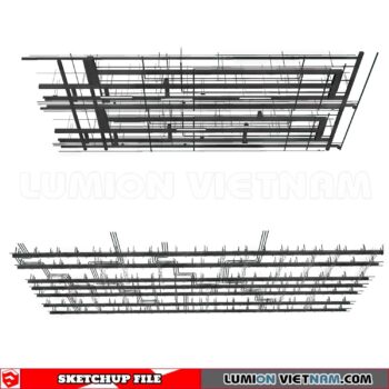 230719. Dropped Ceiling Sketchup 3D Models