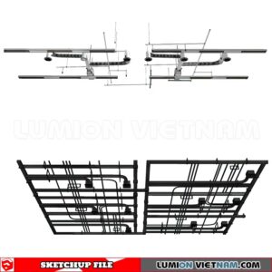 230719. Dropped Ceiling Sketchup 3D Models