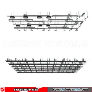 230719. Dropped Ceiling Sketchup 3D Models