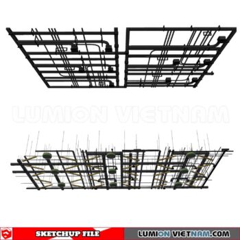 230719. Dropped Ceiling Sketchup 3D Models