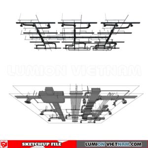 230719. Dropped Ceiling Sketchup 3D Models