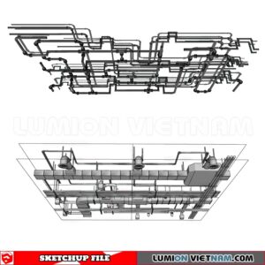 230719. Dropped Ceiling Sketchup 3D Models