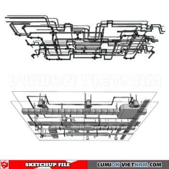 230719. Dropped Ceiling Sketchup 3D Models