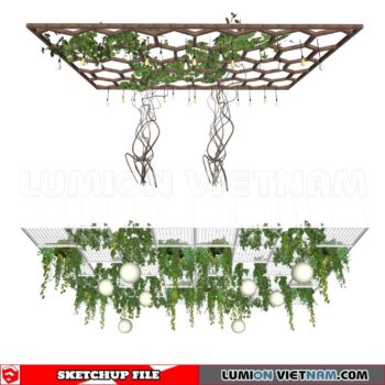 230719. Dropped Ceiling Sketchup 3D Models