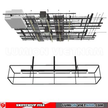 230719. Dropped Ceiling Sketchup 3D Models