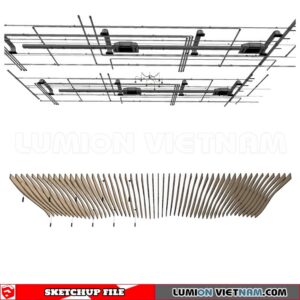 230719. Dropped Ceiling Sketchup 3D Models