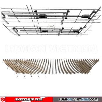 230719. Dropped Ceiling Sketchup 3D Models
