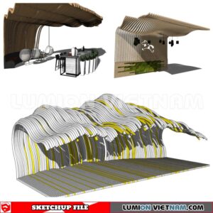 230719. Dropped Ceiling Sketchup 3D Models