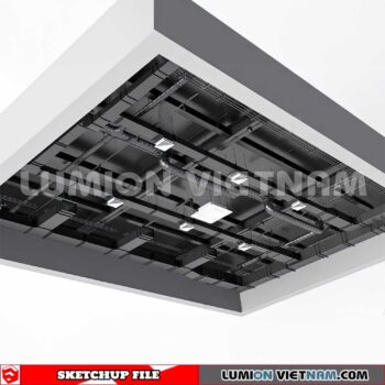230719. Dropped Ceiling Sketchup 3D Models